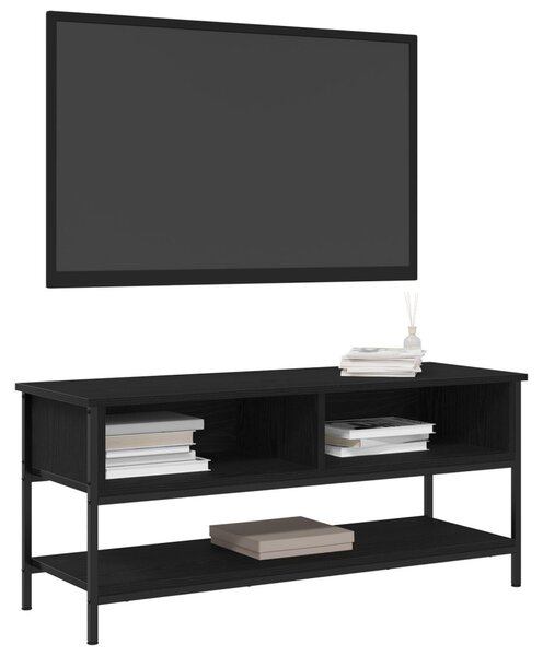 TV szekrény garnitúra 100 x 35 x 45 cm Fekete tölgy Szerelt Fa