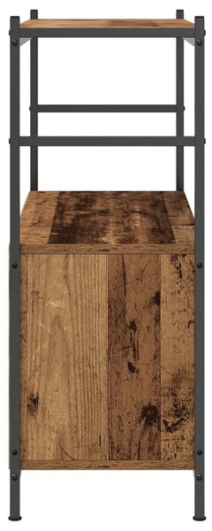 Könyvespolc Füstölt Tölgy 80x30x78,5 cm Műszaki Fa