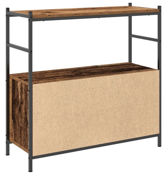 Könyvespolc Füstölt Tölgy 80x30x78,5 cm Műszaki Fa