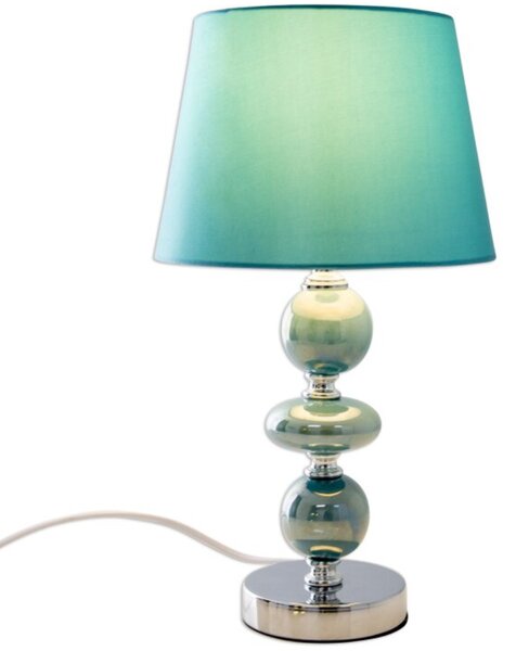 Türkiz éjjeli lámpa, 36 cm (Araga)