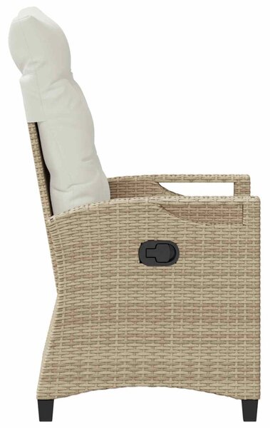 VidaXL Kerti Szék 2 pcs Beige és krém 56 x 60 x 112 cm