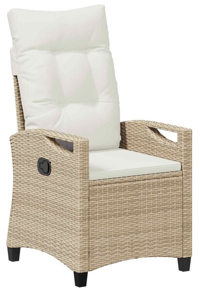 VidaXL Kerti Szék 2 pcs Beige és krém 56 x 60 x 112 cm