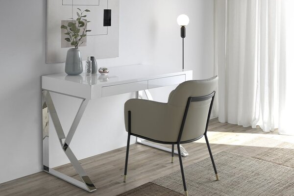 VALLURE design íróasztal - 120cm - fehér