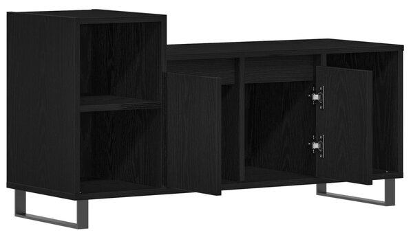 TV szekrény garnitúra 100 x 35 x 55 cm Fekete tölgy Szerelt Fa