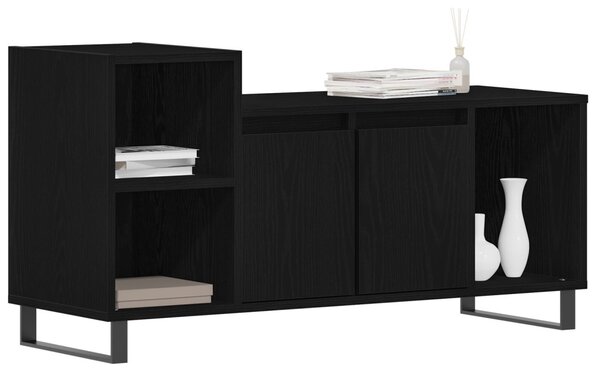 TV szekrény garnitúra 100 x 35 x 55 cm Fekete tölgy Szerelt Fa