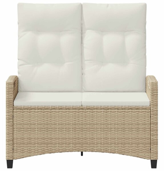 Kerti pad Beige és krém 105 x 60 x 112 cm Acél és poliészter