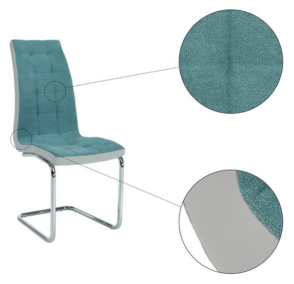 Étkezőszék Santa new (menta + szürke)