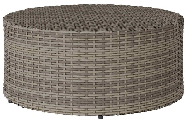Kültéri dohányzóasztal Szürke Ø 68 x 30 cm polirattan