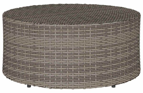 Kültéri dohányzóasztal Szürke Ø 68 x 30 cm polirattan