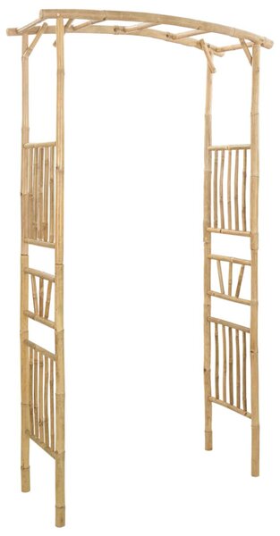 VidaXL Kerti Ív Természetes 110 x 40 x 205 cm Bambusz