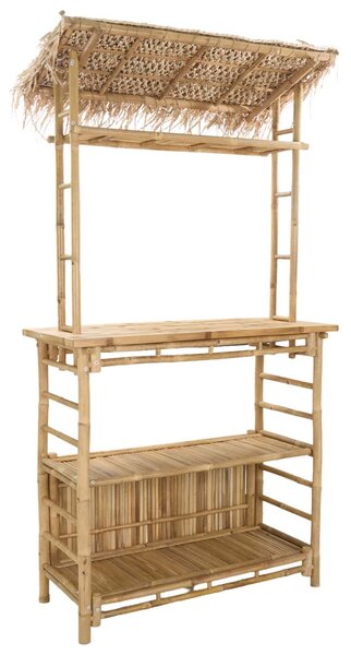 Külső Bárasztal Természetes 110 x 50 x 209 cm Bambusz