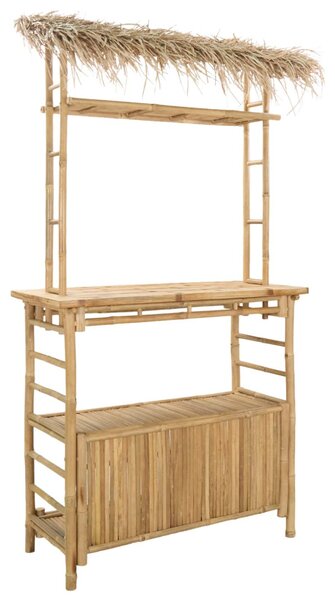 Külső Bárasztal Természetes 110 x 50 x 209 cm Bambusz