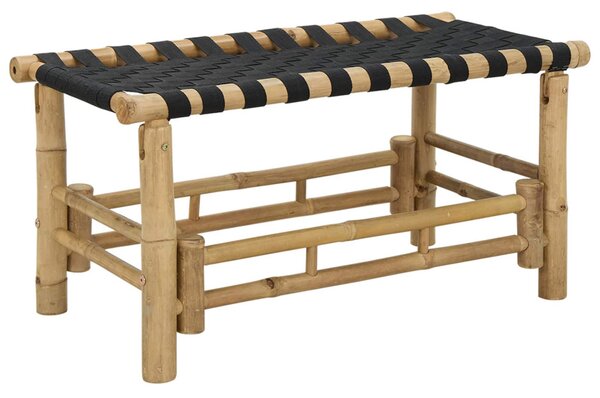Kerti pad 80 x 38 x 40 cm Bambusz Természetes Négyszögletes