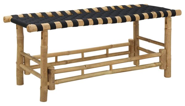 Kerti pad 110 x 38 x 40 cm Bambusz Természetes Négyszögletes