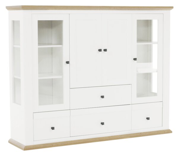 Vitrin Leoras MZ6 (fehér + grand tölgy)