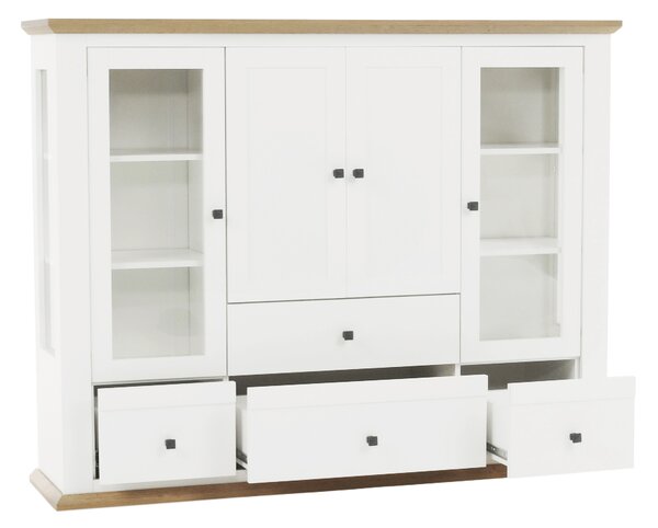 Vitrin Leoras MZ6 (fehér + grand tölgy)