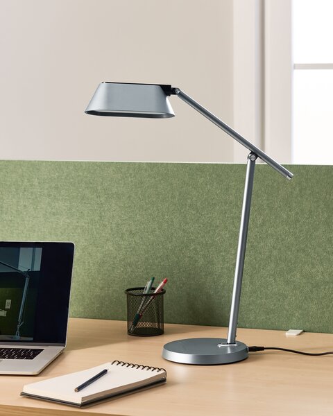 LED asztali lámpa LEONIS Dimmer funkcióval Szürke