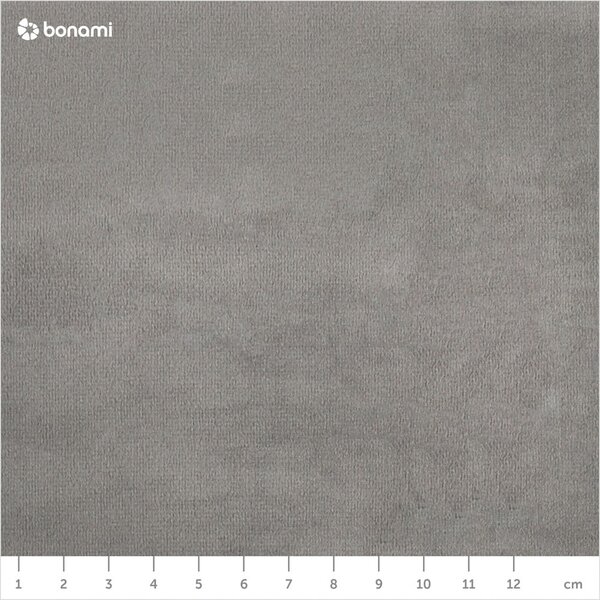 Szürke kárpitozott ágyneműtartós franciaágy ágyráccsal 200x200 cm Casey – Mazzini Beds