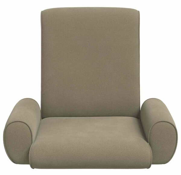 VidaXL Padló szék Khaki 68 x 51 x 56 cm Gubancos Bársony