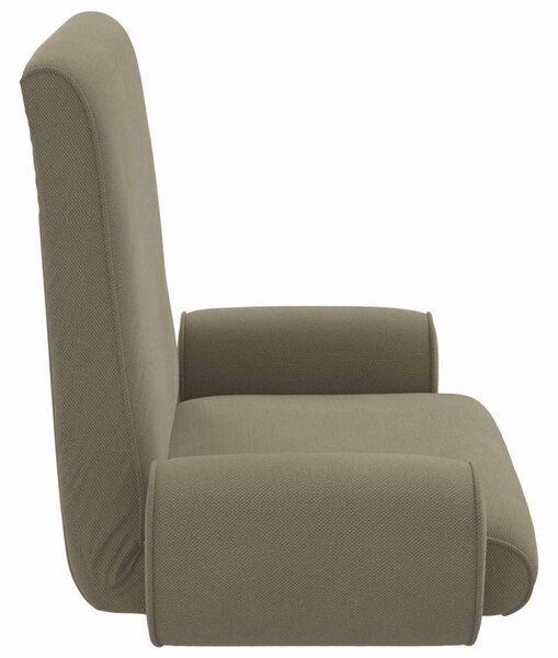VidaXL Padló szék Khaki 68 x 51 x 56 cm Gubancos Bársony