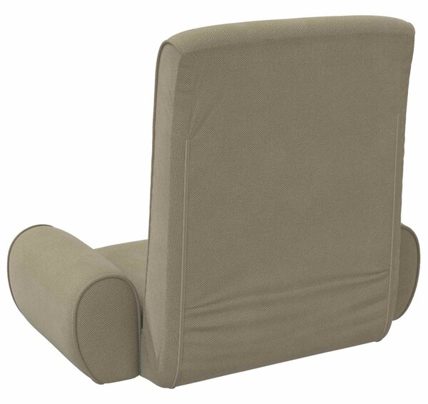 VidaXL Padló szék Khaki 68 x 51 x 56 cm Gubancos Bársony