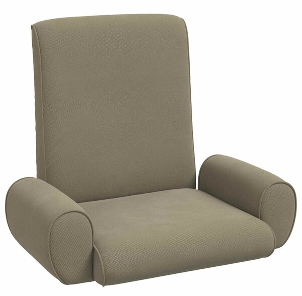 VidaXL Padló szék Khaki 68 x 51 x 56 cm Gubancos Bársony