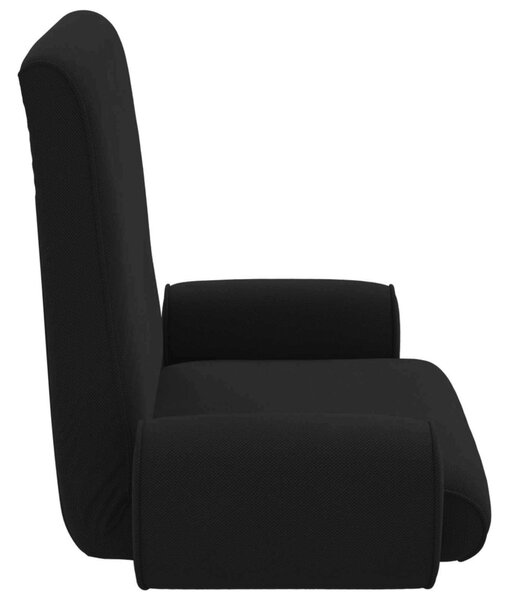 VidaXL Padló szék Fekete 68 x 51 x 56 cm Gubancos Bársony