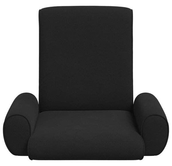VidaXL Padló szék Fekete 68 x 51 x 56 cm Gubancos Bársony
