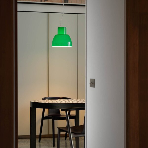 Függőlámpa Nemo Lighting, Lorosae, dimmable, Zöld, Nappali, Üveg