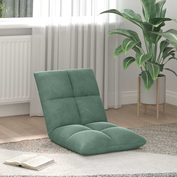 VidaXL Padló szék Tengeri Zöld 50 x 61 x 57 cm Bársony