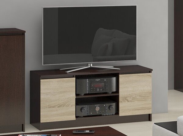 TV asztal Darian (wenge + sonoma tölgy)