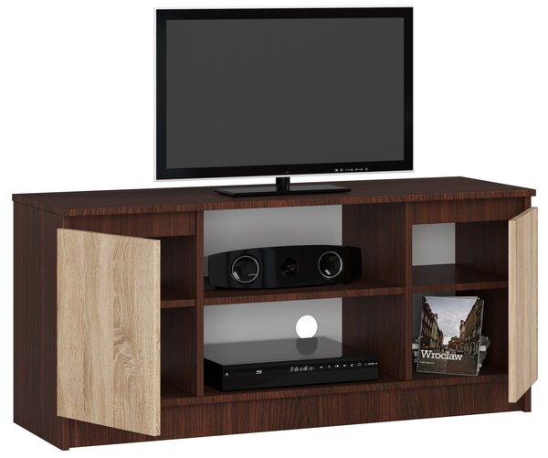 TV asztal Darian (wenge + sonoma tölgy)