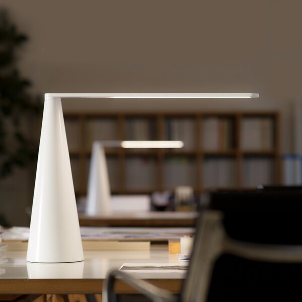 Asztali lámpa Martinelli Luce, Elica, Fehér, Nappali, Fém, Modern