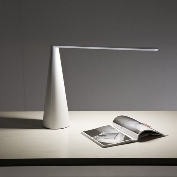 Asztali lámpa Martinelli Luce, Elica, Fehér, Nappali, Fém, Modern