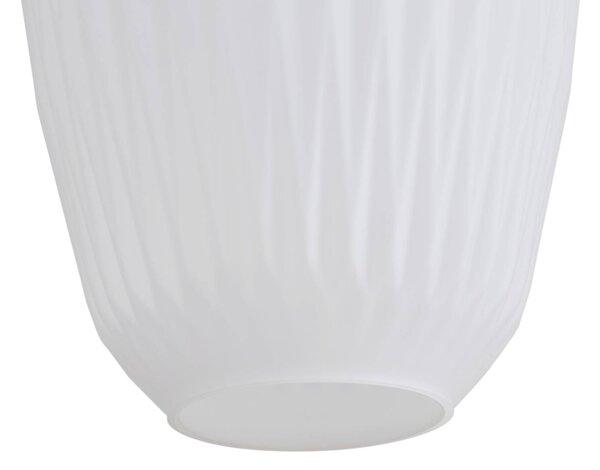 Lucande függőlámpa Quinara, 3-lámpás, opál, üveg, Ø 52 cm, dimmelhető, Fehér / opál, Nappali / Étkező, Üveg