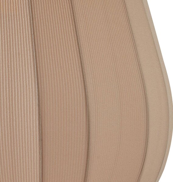 Lindby függőlámpa Helin, bézs, Ø 30 cm, anyagból készült, dimmelhető, Krém / borostyánsárga, Nappali / Étkező, Textil / szövet / selyem, Modern