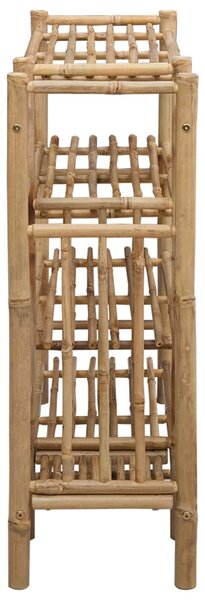 Cipőtartó polcokkal Természetes 88 x 27 x 80 cm Bambusz