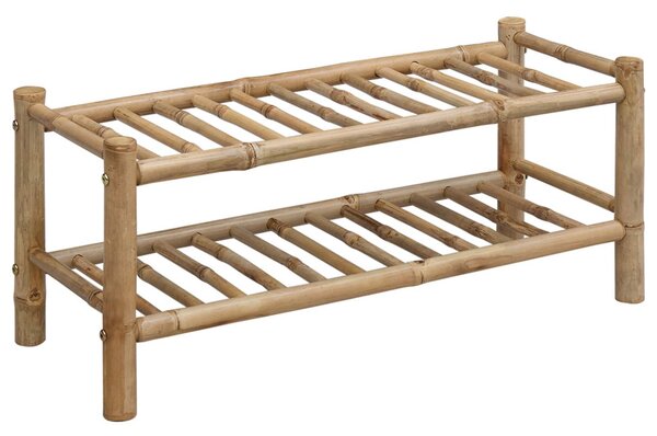Cipőtartó polcokkal Természetes 68 x 28 x 30 cm Bambusz
