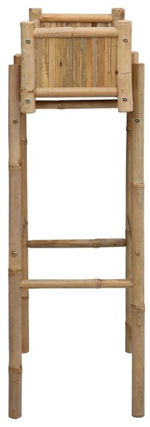 VidaXL Kerti virágtartó tartóval Természetes 50 x 38 x 114 cm Bambusz