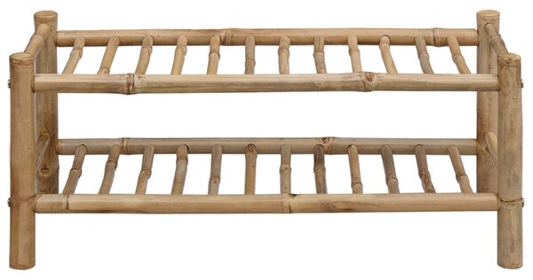 Cipőtartó polcokkal Természetes 68 x 28 x 30 cm Bambusz