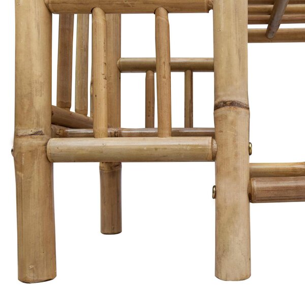 Cipőtartó polcokkal Természetes 88 x 27 x 80 cm Bambusz