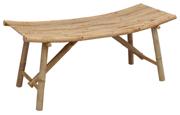 Kerti pad 110 x 45 x 50 cm Bambusz Természetes Négyszögletes