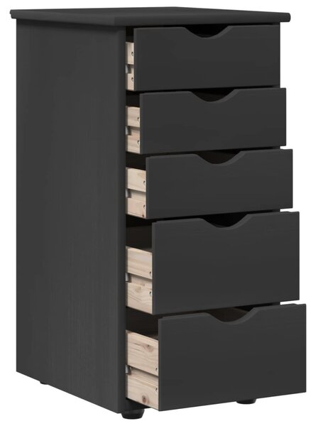Cabinet Szürke 34 x 39 x 61,5 cm Tömör fenyőfa
