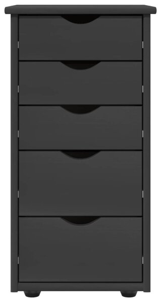 Cabinet Szürke 34 x 39 x 61,5 cm Tömör fenyőfa