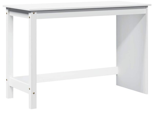 Asztal Fehér 112 x 50 x 75 cm Tömör fenyőfa