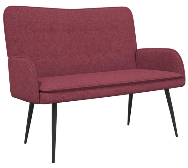 Kétüléses Kanapé Bordó 115 x 61 x 87 cm Szövet