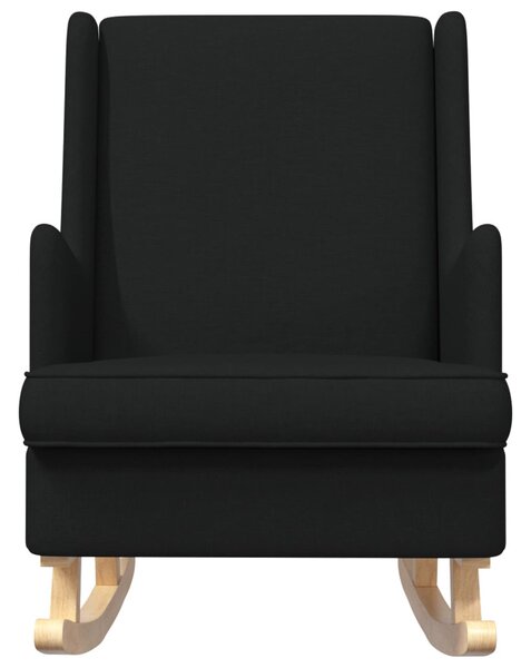 VidaXL Hintaszék Fekete 62 x 80 x 85 cm szövet