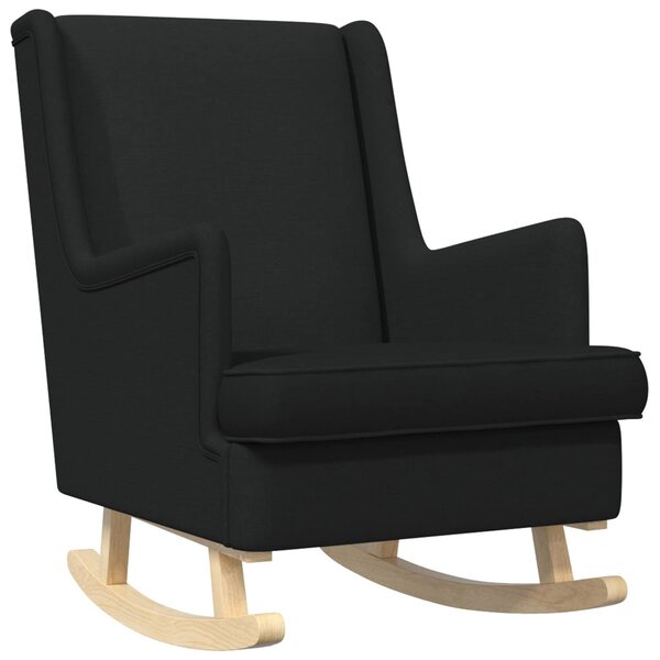 VidaXL Hintaszék Fekete 62 x 80 x 85 cm szövet