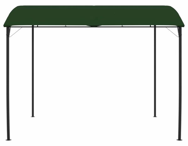 Pavilon 3 x 3 x 2,55 m Zöld Porszórt acél és szövet 180 gsm