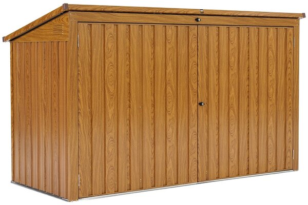 Hulladékgyűjtő tároló 3 x 240l Hamilton Store Boss barna színben